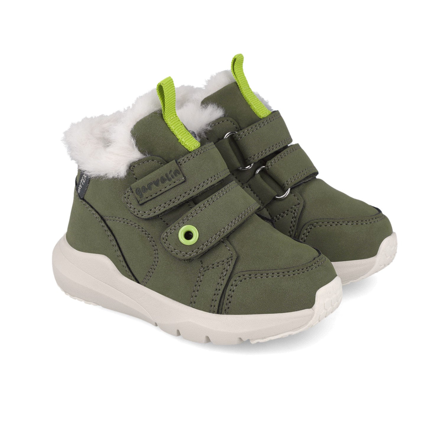 Garvalin Kaki Ankle Boots