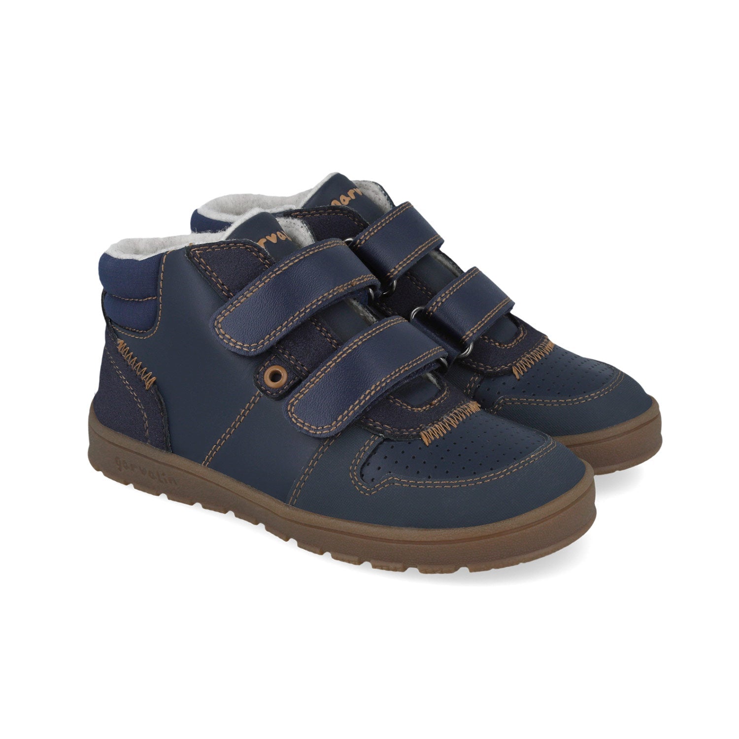 GARVALIN 251502A183 - BOTIN NIÑO CORTE DE PIEL Y PISO SINTETICO