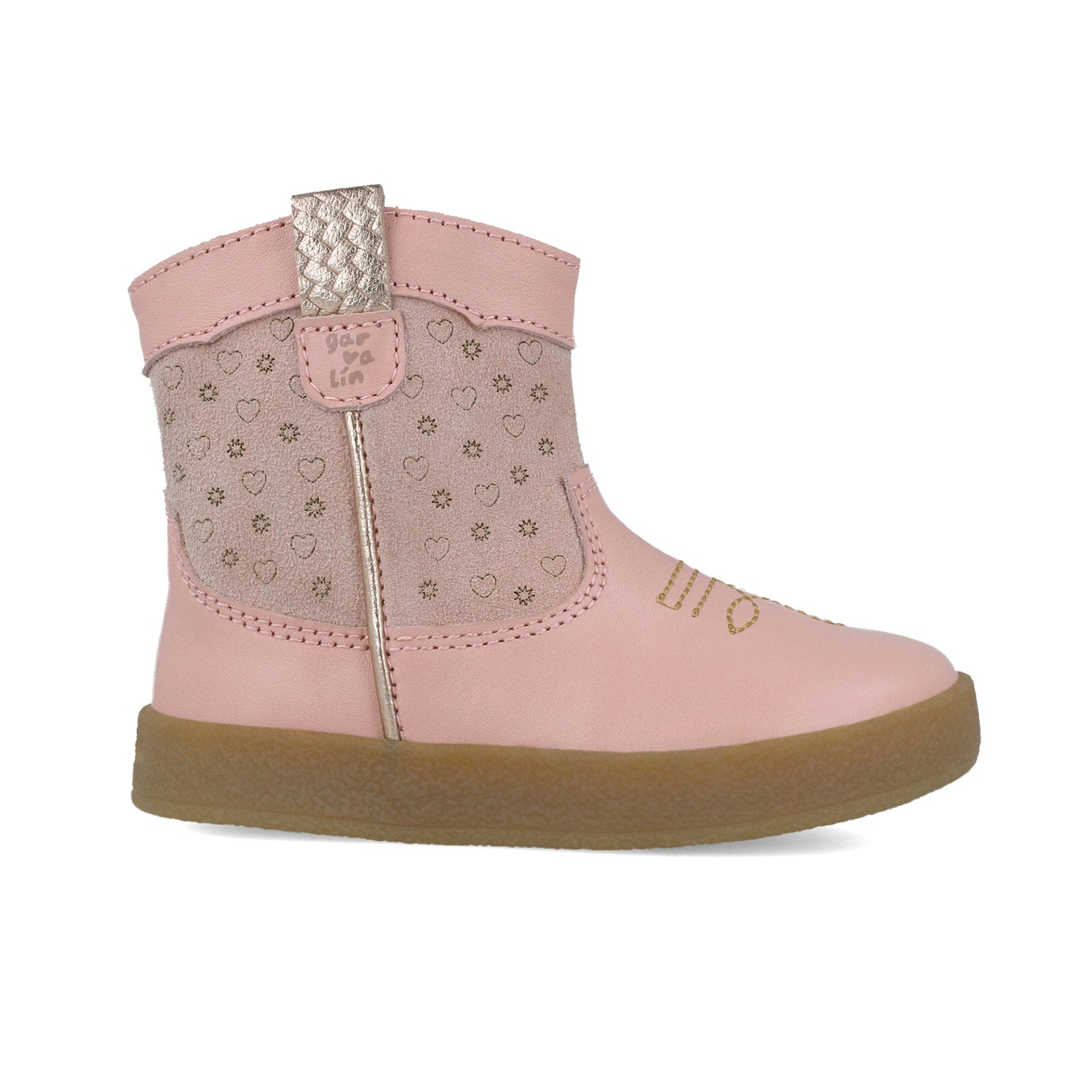 GARVALIN 251329B777 - BOTA NIÑO CORTE DE PIEL Y PISO SINTÉTICO